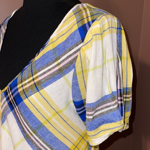 Urban Outfitters Peppa Plaid Mini Dress Size SM - Picture 8 of 16